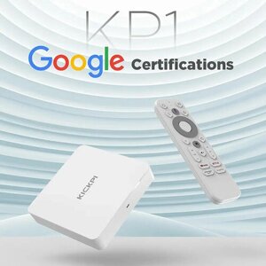 KICKPI KP1 2024 Смарт ТВ приставка для телевизора 2/32Gb, 4K. Андроид ТВ бокс. сертификация Google Netfix. Smart TV/Android 11/WI-FI 2.4&5G, Bluetooth 5.0