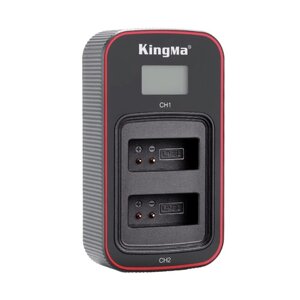Kingma зарядное устройство с дисплеем для двух аккумуляторов Canon LP-E12
