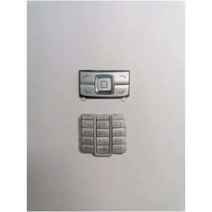 Клавиатура для Nokia 6280 серебро