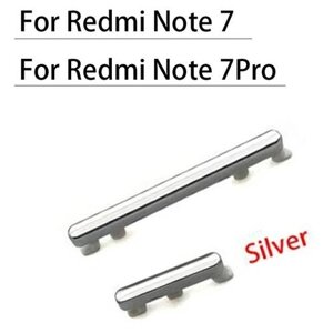 Кнопки Xiaomi Redmi Note 7 / Redmi Note 7 Pro серые / silver