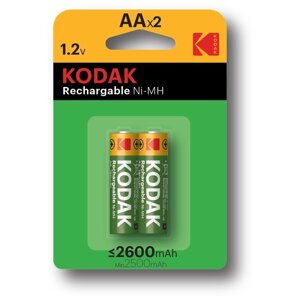 Kodak Аккумулятор Kodak HR6-2BL 2600mAh [KAAHR-2/2600mAh]2шт (30955080)