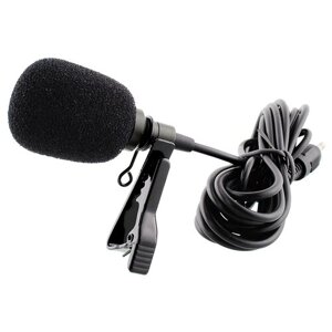 Микрофон проводной Candc DC-C6, разъем: mini jack 3.5 mm, черный