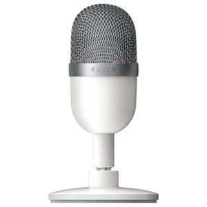 Микрофон проводной Razer Seiren Mini, комплектация: микрофонный капсюль, разъем: USB, белый
