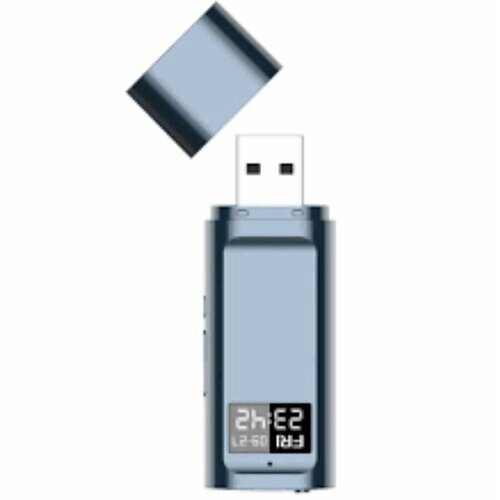 Миниатюрный диктофон Spec-37D в виде флешке с дисплеем, встроенная память 8 GB, USB-накопитель, MP3-плеер, запись во время зарядки