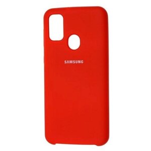 Накладка Silky soft-touch для Samsung A21 красный