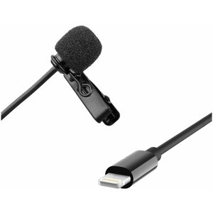 Петличный микрофон для айфона, микрофон для iPhone, для iPad, петличка с микрофоном Lightning