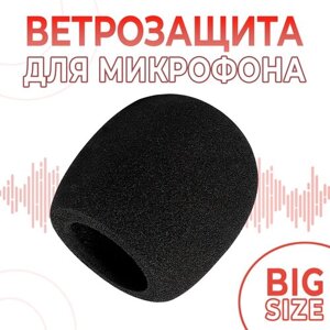 Поп фильтр (большой размер)/ ветрозащита для микрофона / поп-фильтр для студийных микрофонов