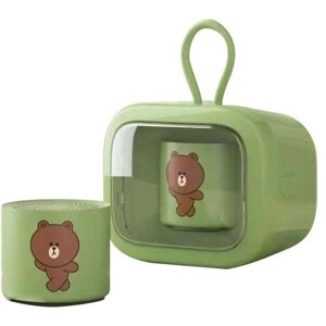 Портативная колонка EWA A128 Mini Speaker Line Friends (зелёный)