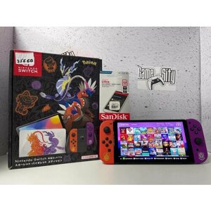 Прошитый Nintendo Switch Oled pokemon 256gb