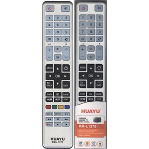 Пульт ДУ Huayu RM-L1278 для Toshiba, серебристый