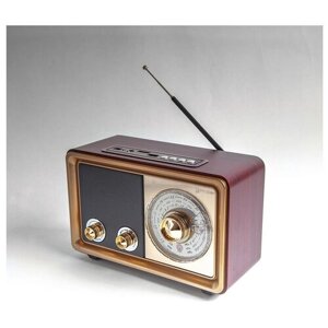 Радиоприемник БЗРП РП-324BT коричневый