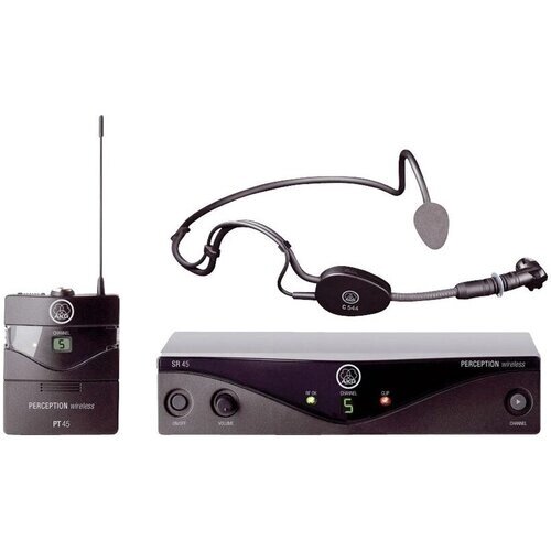 Радиосистема головная , микрофон C544L AKG Perception Wireless 45 Sports Set BD U2