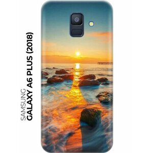 RE: PA Накладка Transparent для Samsung Galaxy A6 Plus (2018) с принтом "Закат на побережье"
