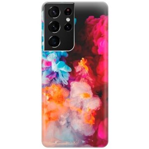 RE: PA Накладка Transparent для Samsung Galaxy S21 Ultra с принтом "Разноцветный дым"