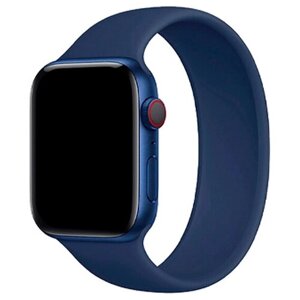 Ремешок-браслет силиконовый Solo Loop для Apple Watch 38/40/41 мм, S (128мм), темно-синий (13)