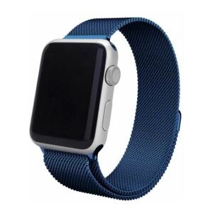 Ремешок для Apple Watch 38/40/41mm HOCO WA03 Simple beauty series milanese steel металлический сетчатый магнитная застежка синий