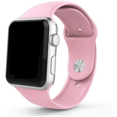 Ремешок спортивный для Apple Watch 42/44/45 mm Розовый