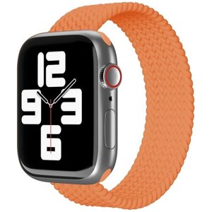 Ремешок VLP Ремешок нейлоновый плетёный vlp для Apple Watch 42/44/45, L/XL, 2шт, оранжевый