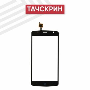 Сенсорное стекло (тачскрин) для мобильного телефона (смартфона) ZTE Blade L5 Plus, черное