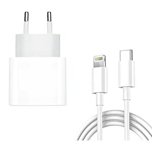 Сетевое зарядное устройство для iPhone, iPad, AirPods, Быстрая зарядка 25W