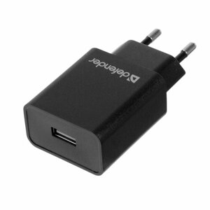 Сетевое зарядное устройство EPA-10, 1 USB, 2.1 А, чёрное