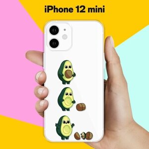 Силиконовый чехол Авокадо из авокадо на Apple iPhone 12 mini