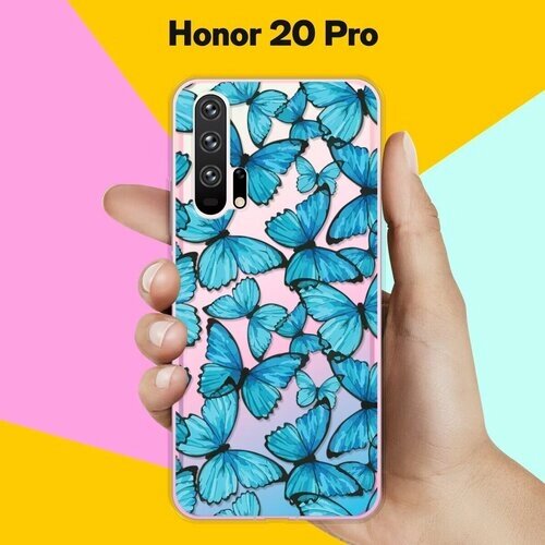 Силиконовый чехол Бабочки на Honor 20 Pro