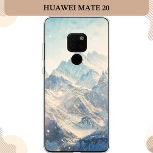 Силиконовый чехол "Горы 4" на Huawei Mate 20 / Хуавей Мате 20