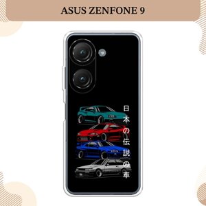 Силиконовый чехол "JDM Legend cars" на Asus ZenFone 9/ZenFone 10 / Асус Зенфон 9/Зенфон 10
