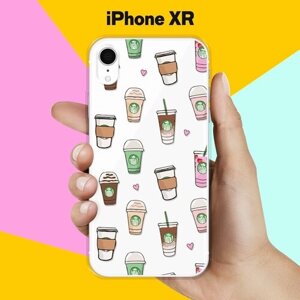 Силиконовый чехол Кофе на Apple iPhone Xr