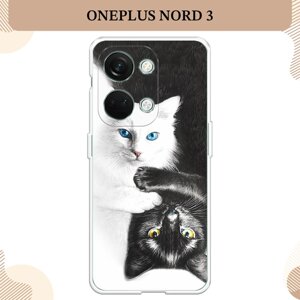 Силиконовый чехол "Коты Инь-Янь" на OnePlus Nord 3 / Ван Плас Норд 3