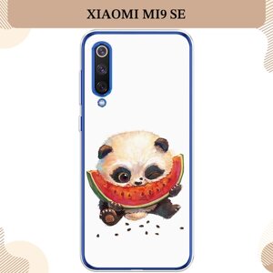 Силиконовый чехол "Малыш панды с арбузом" на Xiaomi Mi9 SE / Сяоми Mi 9 SE