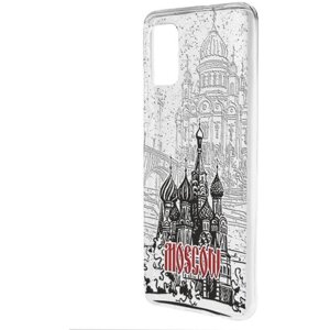 Силиконовый чехол Mcover для Samsung Galaxy A51 с рисунком Москва