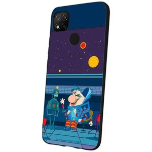 Силиконовый чехол Mcover для Xiaomi Redmi 9C Союзмультфильм Тайна 3 планеты, Громозека и робот