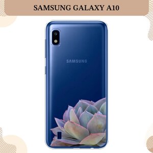 Силиконовый чехол "Молодило уголок" на Samsung Galaxy A10 / Самсунг Галакси А10, прозрачный