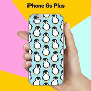 Силиконовый чехол на Apple iPhone 6s Plus Пингвины 30 / для Эпл Айфон 6С Плюс