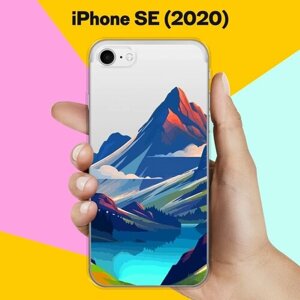 Силиконовый чехол на Apple iPhone SE (2020) Горы 10 / для Эпл Айфон СЕ 2020