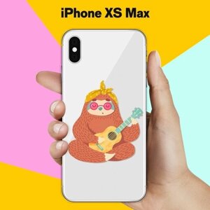 Силиконовый чехол на Apple iPhone XS Max Гитара / для Эпл Айфон Икс С Макс