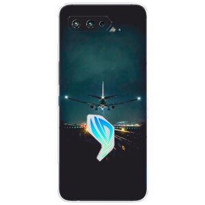 Силиконовый чехол на Asus ROG Phone 5/5s / Асус Рог Фон 5/5s Ночной рейс