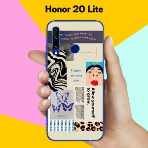 Силиконовый чехол на Honor 20 Lite Pack 2 / для Хонор 20 лайт