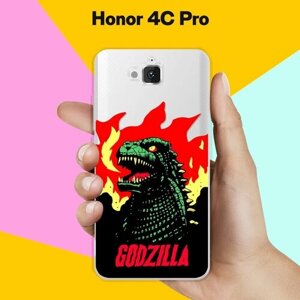 Силиконовый чехол на Honor 4C Pro Огонь / для Хонор 4Ц Про