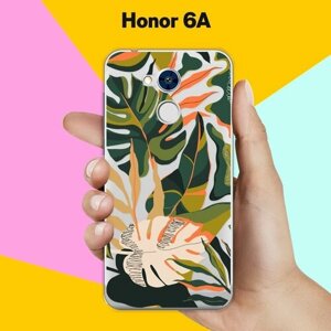 Силиконовый чехол на Honor 6A Растения / для Хонор 6А