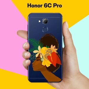 Силиконовый чехол на Honor 6C Pro Девушка / для Хонор 6Ц Про