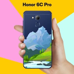 Силиконовый чехол на Honor 6C Pro Гора / для Хонор 6Ц Про