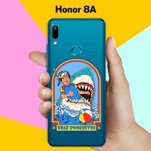 Силиконовый чехол на Honor 8A Акула / для Хонор 8А