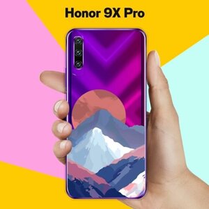 Силиконовый чехол на Honor 9X Pro Горы / для Хонор 9 Икс Про