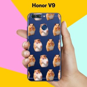 Силиконовый чехол на Honor V9 Хомяки / для Хонор Ви 9