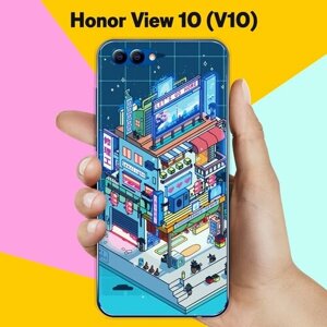 Силиконовый чехол на Honor View 10 (V10) 8bit / для Хонор Вьюв 10 В10