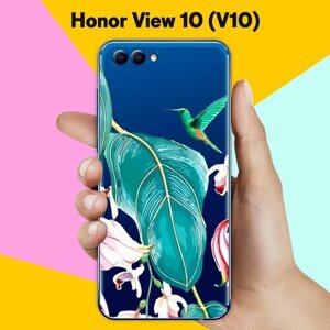 Силиконовый чехол на Honor View 10 (V10) Колибри / для Хонор Вьюв 10 В10