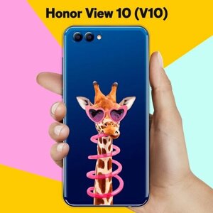 Силиконовый чехол на Honor View 10 (V10) Жираф / для Хонор Вьюв 10 В10
